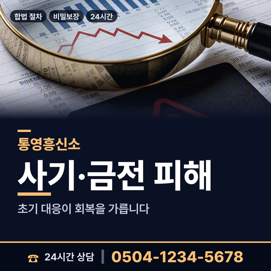 통영 용남면 전과조회 상담 안내